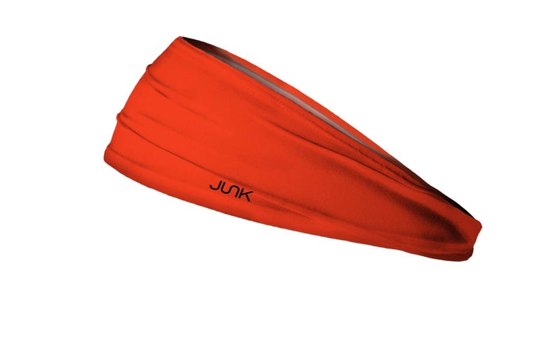JUNK Brands Big Bang Lite Headband - Moisture-Wicking, Performance Fabric, Non-Slip, Sports Sweatband for Men & Women - One Size - Orange - Image 1